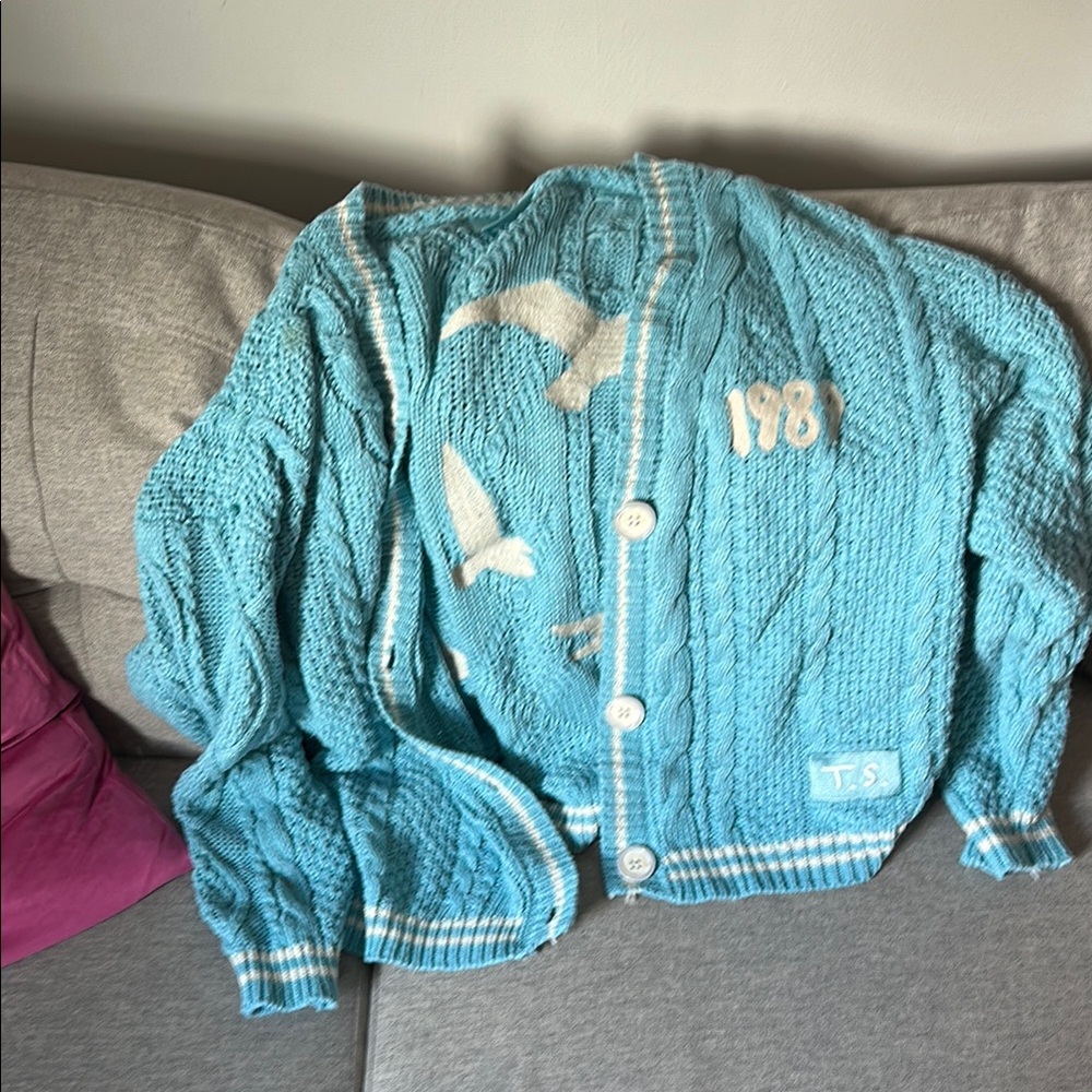 Taylor Swift Blue Cardigan